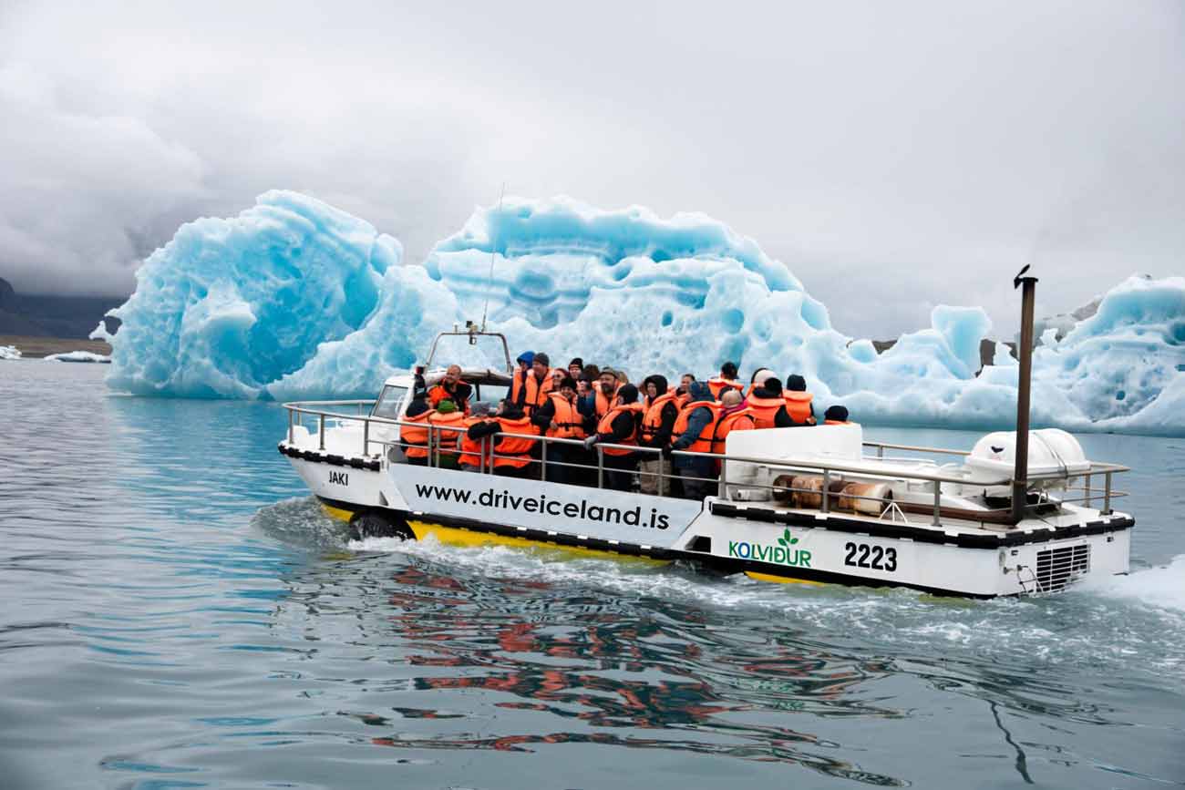 Boat Tour - Diamond Beach Iceland