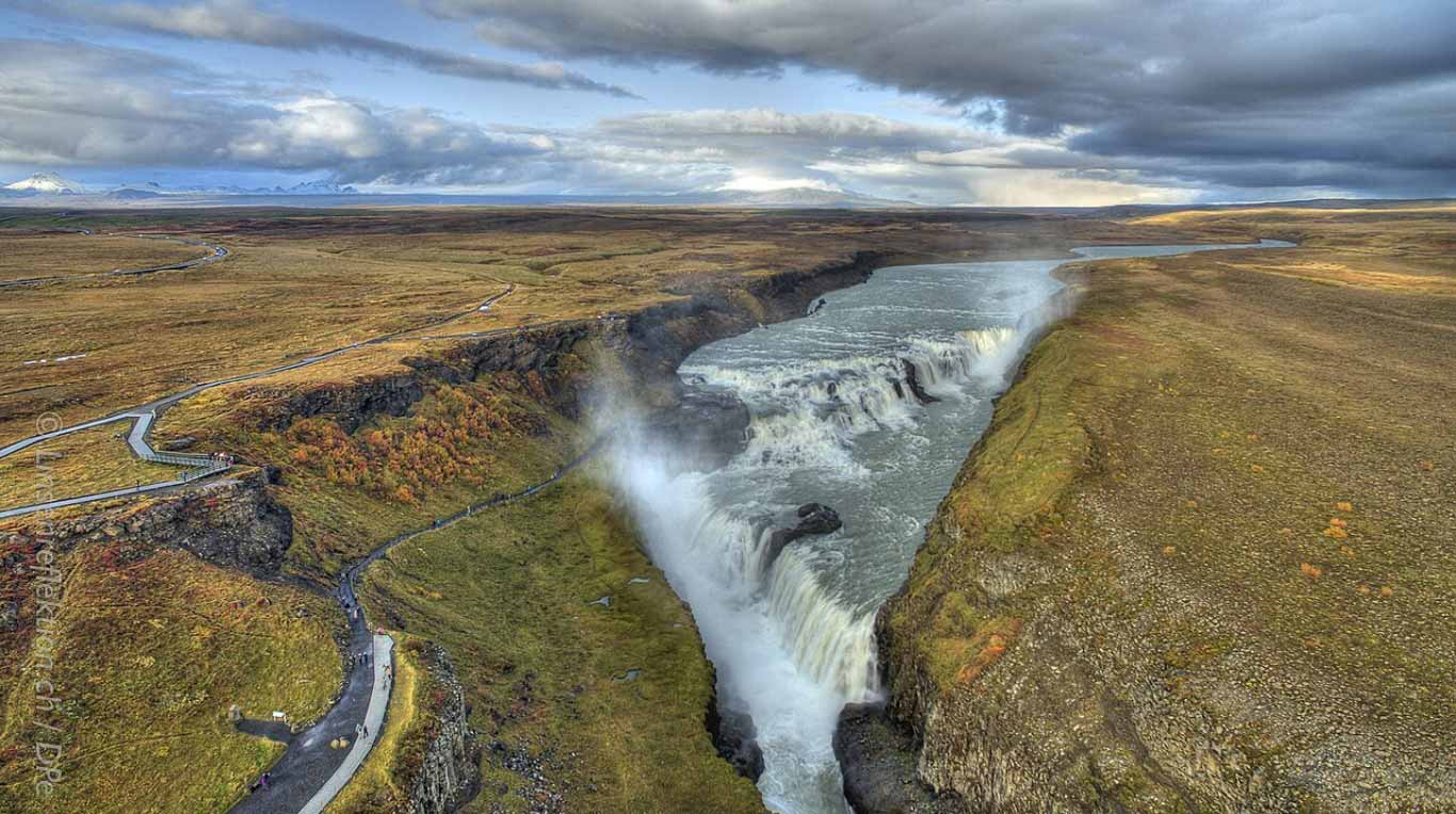 Gullfoss Waterfall